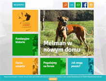 Tablet Screenshot of fundacja-bokserywpotrzebie.pl